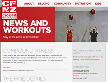 Tablet Screenshot of crossfitnz.co.nz